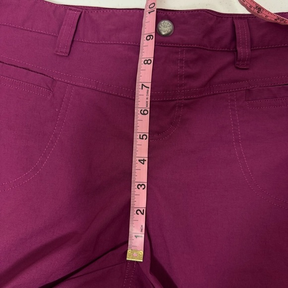 Athleta “Dipper” Quick Dry Pull On Shorts Pockets Pink Fuscia Purple Size 16 - Picture 6 of 16